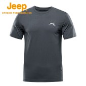 Jeep吉普短袖T恤男休闲户外男装运动圆领 J922094575