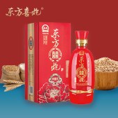 东方喜炮中国红 52度浓香型白酒 500ml单瓶装