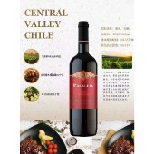 智利帕拉雷亚干红葡萄酒 750ml 六支装