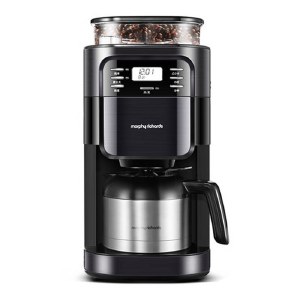 摩飞美式咖啡机全自动家用小型电动研磨豆一体机商用办公室用现磨MR1028