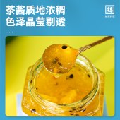 福胶 蜂蜜柠檬百香果500g/罐 新鲜果肉萃取 果肉含量丰富