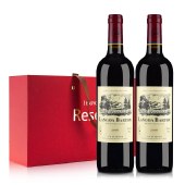 格拉洛 法国原瓶进口 朗格巴顿·小橡树干红葡萄酒750ml*2瓶
