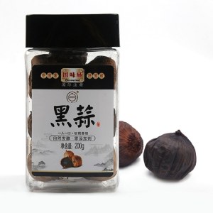 国味威黑蒜头独头黑蒜200g*2包邮发酵黑大蒜如丰黑蒜头广州广东特产