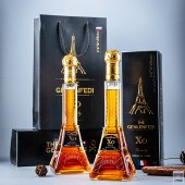 格伦芬帝金樽XO白兰地500ml*2瓶 双支礼盒装