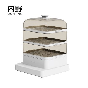 内野 多功能电蒸锅 HU-HZG12-01 多层家用电蒸笼蒸包子早餐蒸蛋