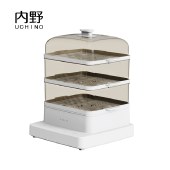 内野 多功能电蒸锅 HU-HZG12-01 多层家用电蒸笼蒸包子早餐蒸蛋