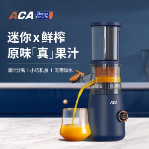 ACA 迷你原汁机 ALY-10YZ01JG 水果蔬新鲜榨汁机渣汁分离果汁机