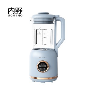 内野 破壁料理机 HU-HPB40-01 热饮800ML+冷饮1000ML 家用多功能破壁机早餐机