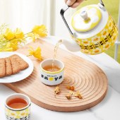 共禾京品发鸭系列一壶两杯 陶瓷茶具 黄色小鸭茶具套装陶瓷茶杯茶壶中秋节送礼