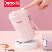 Debo德铂卡洛斯 咖啡杯360ml  杏色/绿色/粉色  DEP-880