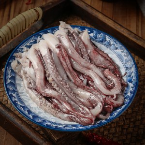 笨仙农鲜冻鱿鱼须 350g/包 海鲜水产冷冻鱿鱼须