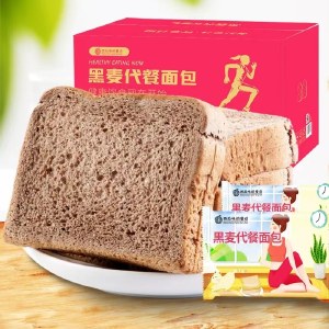 西瓜味的童话 黑麦全麦面包早餐吐司粗粮面包蛋糕2斤装面包