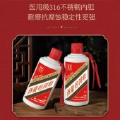 美穗吉家 316真空酒瓶创意保温杯 600ML-MIH-2405502