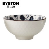 栢士德BYSTON家用4.5寸陶瓷饭碗5个装 BST-1016