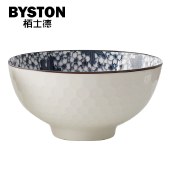 栢士德BYSTON家用4.5寸陶瓷饭碗5个装 BST-1016