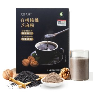 光雾良源 有机核桃芝麻粉30g*7袋/盒 营养早餐饱腹感强