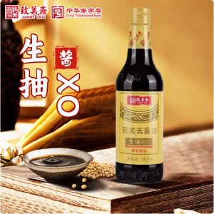 致美斋酱油 XO特级生抽 纯粮酿造黄豆酱油蘸食调味料510ml/瓶