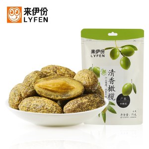来伊份 清香橄榄70g*5包