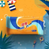 奇强 QQCFD118厨房湿巾（40+8）片/包 家用厨房湿纸巾清洁湿巾