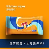 奇强 QQCFD118厨房湿巾（40+8）片/包 家用厨房湿纸巾清洁湿巾