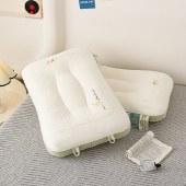 必悠家居棉里棉外亲子枕头护颈椎助睡眠成人家用枕芯一对儿童学生宿舍单人睡觉专用