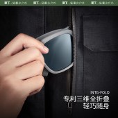 蕉下方形大框折叠墨镜FO32724