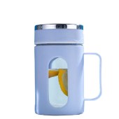 【9.9专区】佐禧佑福办公室把手杯双层隔热塑壳玻璃水杯子花茶礼品水杯