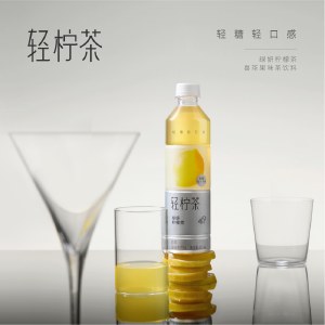 【VIP秒杀】喜茶（HEYTEA）轻柠茶绿研柠檬茶低糖果味茶饮料450ml*15瓶-副本765