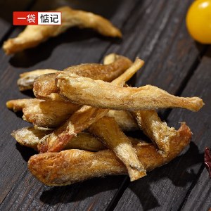 一袋惦记 龙鱼酥 原味50g/袋 非油炸即食鱼干小鱼仔（豆腐鱼酥）