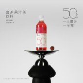喜茶（HEYTEA）浓果茶果汁茶饮料杨梅绿妍450ML*15瓶