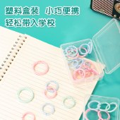 得力（deli）活页装订扣环彩色塑料活页圈书环相册活页圈卡片圈钥匙开口圈活页本环扣 22mm 25枚/盒 混TA865