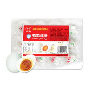 神丹鹌鹑咸蛋12枚*4盒【共48枚】
