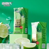 佰恩氏（BAIENSHI）小青柠汁柠檬饮料非浓缩饮品【0添加剂】0脂200ml*12瓶 含NFC果汁