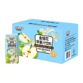 佰恩氏（BAIENSHI）金银花苹果汁儿童果汁饮品果蔬菜汁0脂无添加饮料 200ml*12瓶