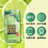 佰恩氏（BAIENSHI）小青柠汁柠檬饮料非浓缩饮品【0添加剂】0脂200ml*12瓶 含NFC果汁