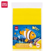 得力(deli)10张A4彩色手工diy瓦楞纸 美工纸彩纸趣味折纸幼儿园手工折叠纸材料 儿童文具开学礼物