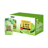 佰恩氏（BAIENSHI）小青柠汁柠檬饮料非浓缩饮品【0添加剂】0脂200ml*12瓶 含NFC果汁