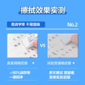 得力（deli）真集屑无邻苯橡皮擦聚干净儿童专用小学生专用幼儿园安全无毒无屑擦字干净成线不留痕橡皮中学生用绘图 真集屑VP150/大号/24块