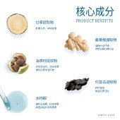 WUASSI 花氏甘草姜黄鲜爽洗发乳（男士）两瓶特惠装 500ml*2