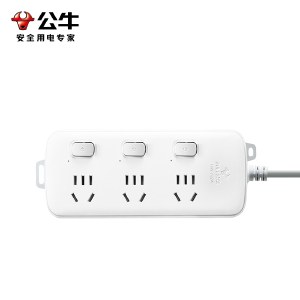 公牛新国标插座 S1033 1.8m 公牛插座插排插线板接线板