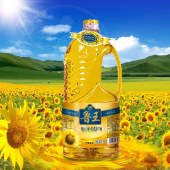鲁王一级压榨葵花籽油1.8L/瓶 清淡健康食用油厨房好粮油
