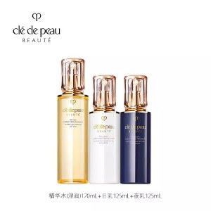 肌肤之钥CPB水乳三件套 滋润水170ml+日乳125ml+夜乳125ml  滋润保湿抗衰舒缓护肤日夜乳修护套装