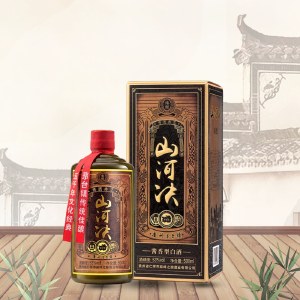 53度山河决臻酿500ml 酱香型白酒酱香酒