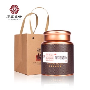 花家盛世 黑罐茉莉龙珠250g礼袋装 HJSS-HG-MLLZ-250