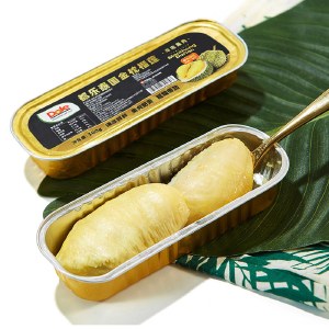 都乐泰国冷冻金枕榴莲果肉去核5盒装 单盒100g（顺丰快递）