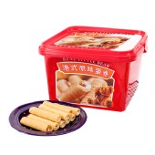 香港小熊 港式原味蛋卷/港式巧克力蛋卷 500g/盒 港式蛋卷酥香饼干糕点