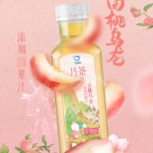 北冰洋×丹茶 白桃乌龙果汁茶饮料500ml*15瓶（箱）饮料茶饮料饮品
