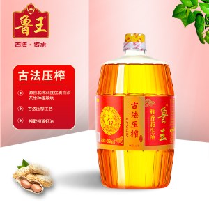 鲁王古法压榨特香花生油960ml/瓶 厨房好粮油食用油