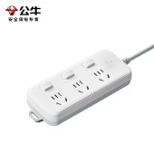 公牛新国标插座 S1033 1.8m 公牛插座插排插线板接线板