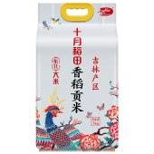 十月稻田 香稻贡米5kg 东北大米10斤装